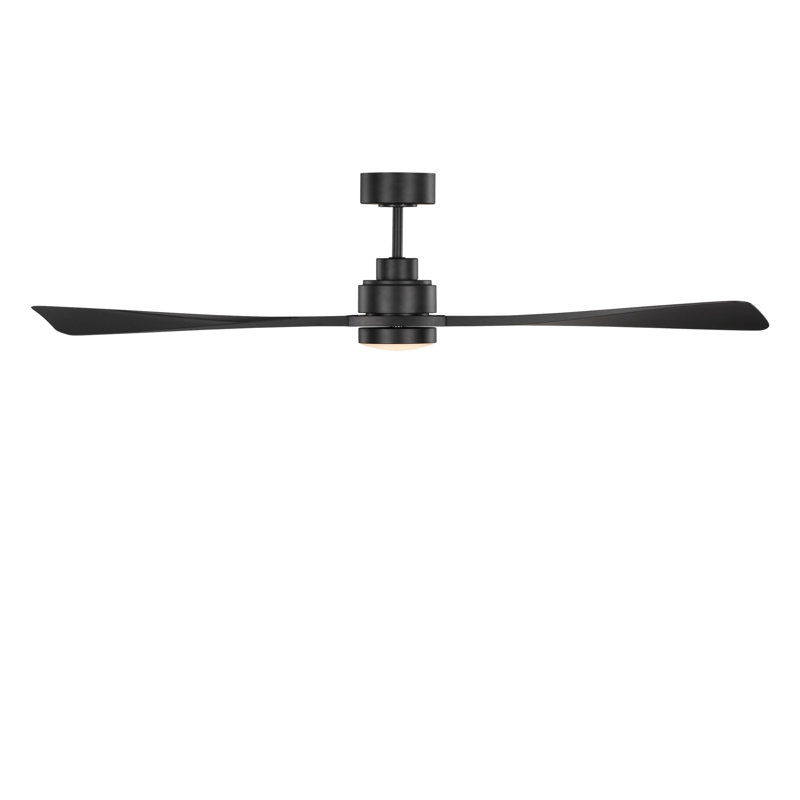 Smart 60 LED Ceiling Fan, Midnight Black, Midnight Black