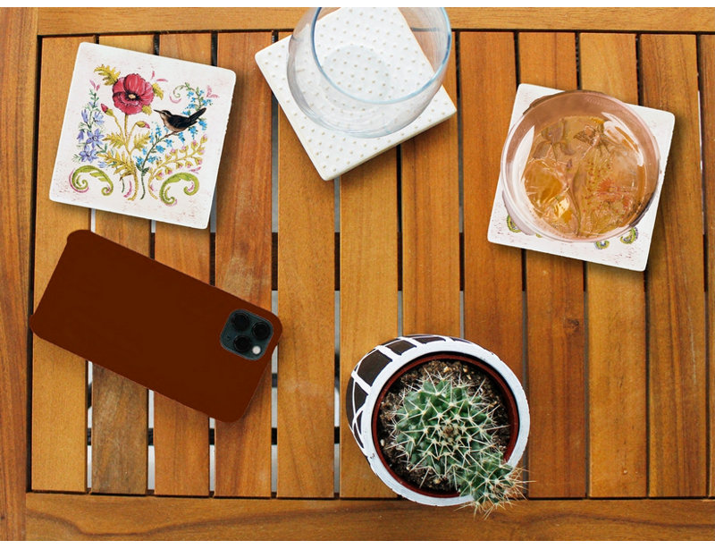 Colonial Williamsburg Embroidered Garden Floral Plate Set of 4