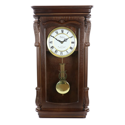 Roudebush Solid + Manufactured Wood Wall Clock