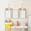 Briley 1 - Light White Geometric Pendant