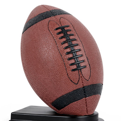 Serre-livres en résine représentant des ballons de basketball et de football américain, avec un motif texturé, pour étagères, bureau et décoration sur le thème du sport
