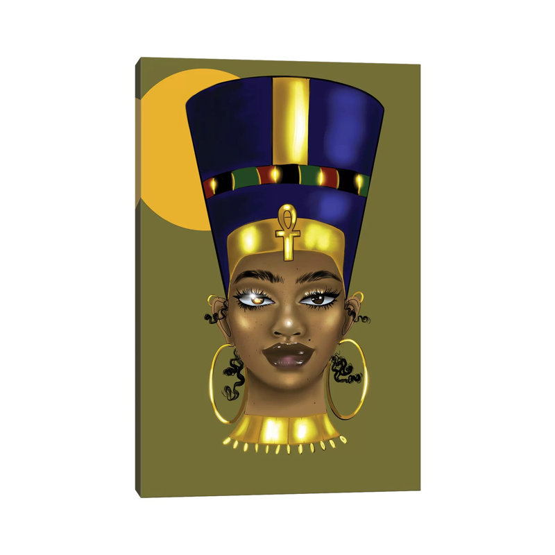Brianna Nefertiti - Print on Canvas, Wrapped Canvas, 30.48 cm H x 45.72 cm W