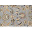 Tapis oriental bleu clair / crème / brun / bleu marine traditionnel Indo Nain-72919377