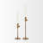 Chantria Small Solid Natural Brass Adjustable Taper Candle Holder-2065143434