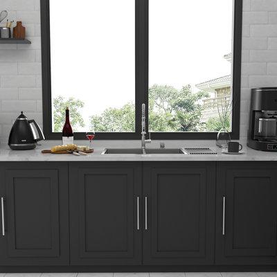 Double Bowl (50/50) Drop In Sink - 33"X22"X10" Stainless Steel Kitchen Sink 16 Gauge With Two 10" Deep Basin
