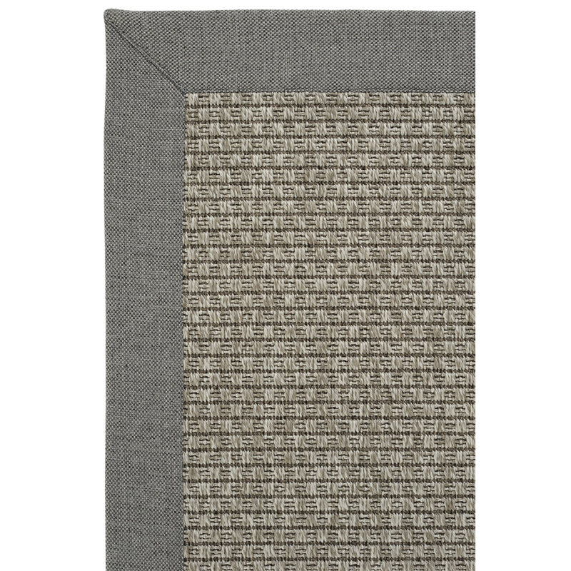 Tapis Portland en sisal à bordure Portland, Rectangle 6 pi 7 po x 8 pi 3 po
