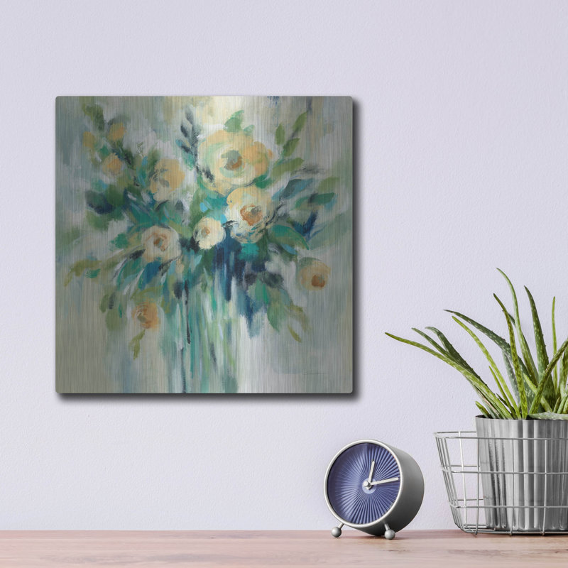 "Vase de fleurs" par Silvia Vassileva, H 12 po x l 12 po