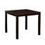 Ensemble de table de salle à manger cinq pièces avec table carrée et chaises à dossier en lattes, 4 chaises avec 1 table pour la salle à manger-129760009-129760010-129760011-129760012-129760016