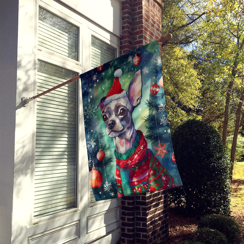 Double Sided Polyester Christmas, 40'' H x 28'' W