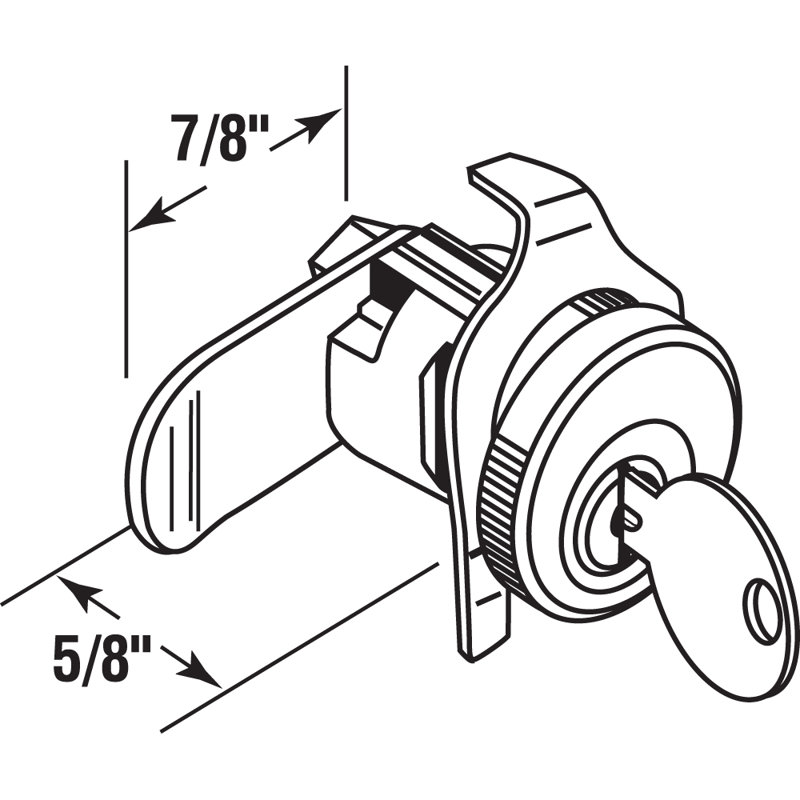 Prime-Line Plated Mailbox Lock