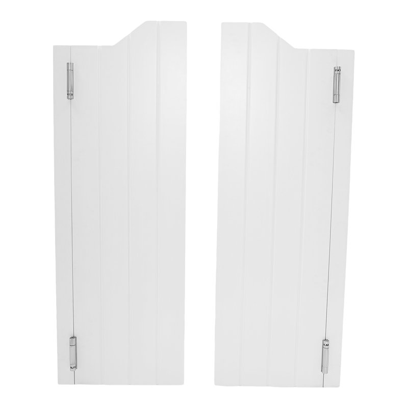 41.93'' Solid Wood with Installation Hardware Kit without Installation Hardware Kit Café / Saloon Door, 29.92" x 41.93"