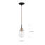 Luminaire suspendu à 1 lumière Barhorst