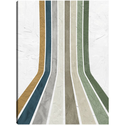 Mid Century Lines I by Studio Arts Canvas Art Print