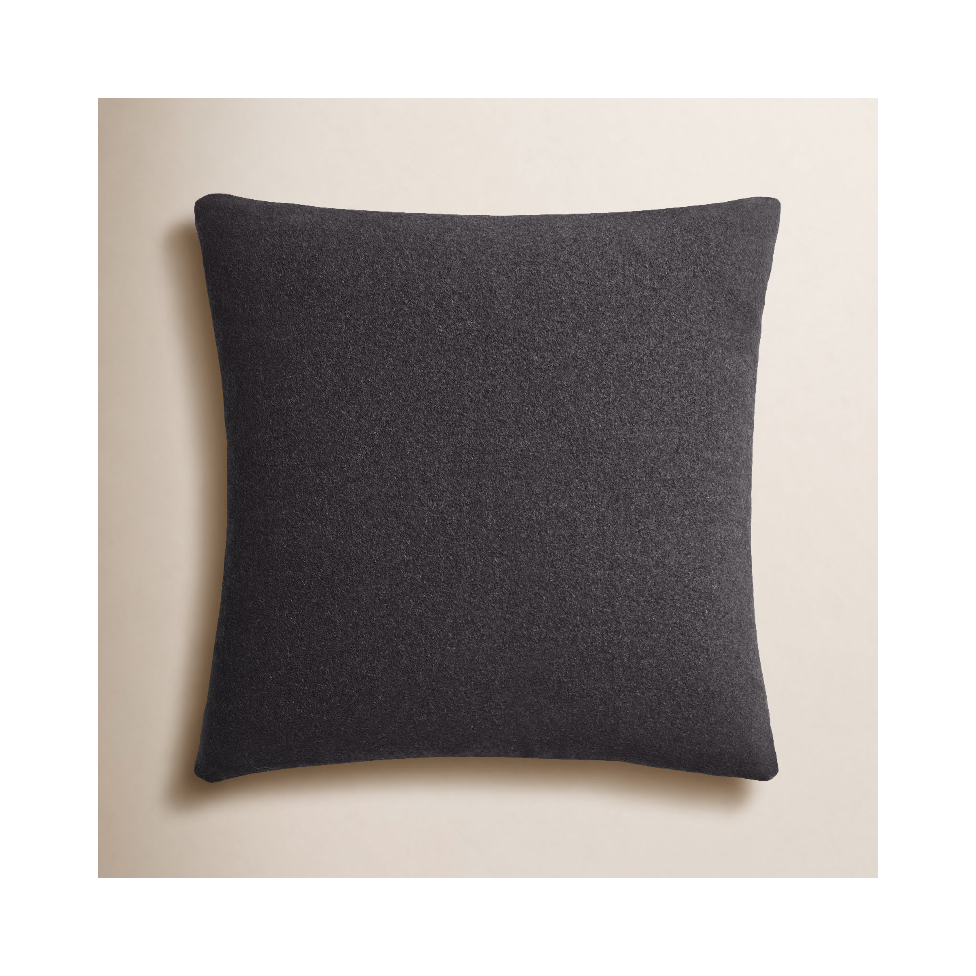 Signal Throw Pillow, 24" x 24", Square, Edwards Charcoal Crossweave