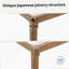Lit réglable en bois massif, lit à menuiserie japonaise avec élévation de la tête, capacité de 1200 lb, design rustique et Mid-Century moderne, lit plateforme en bois d'hévéa-915974905-915974904