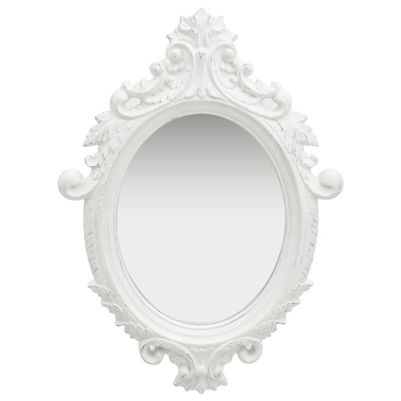 Ginn Wall Mirror, White