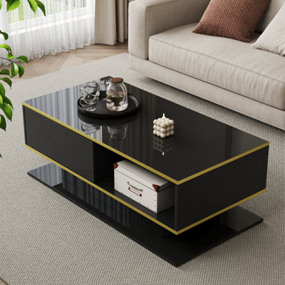 Frame Coffee Table with Storage