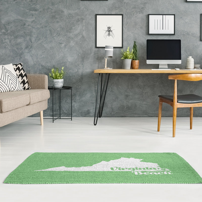 Tapis pour zone verte beach Virginia, Rectangle 5 pi x 7 pi
