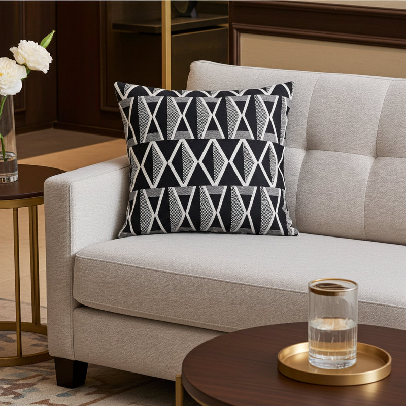 Onyx Way Square Indoor/Outdoor Pillow Cover & Insert, 20" x 20"