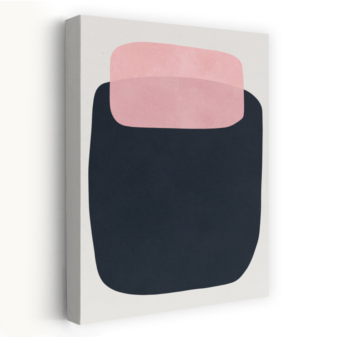 Soft Abstract Shapes Abstract Contemporary Geometric Wall Art Print