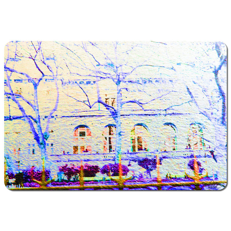 Rockoff Polyester-Coated Hardboard No Pattern Rectangle Placemat