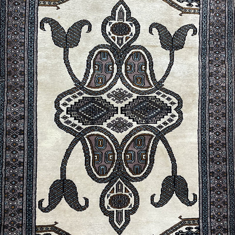  Tapis en laine Bokhara fabriqué à la main