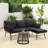 Heeney 5 - Person Modular Patio Conversation Set with Cushions-1125189040