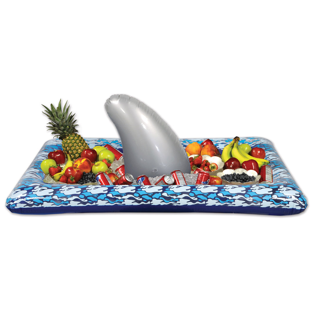 The Beistle Company 150 Quarts Shark Cooler in Blue (Set of 2) The Beistle Company