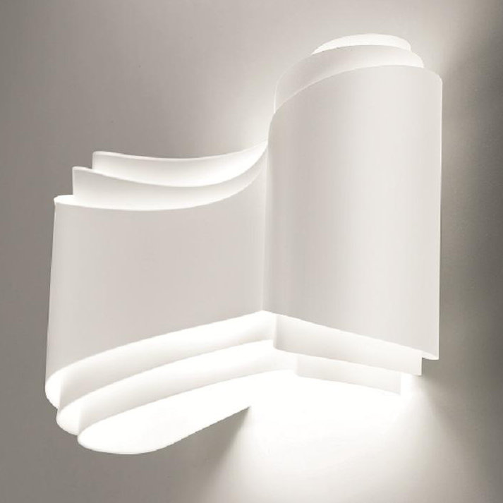 Lonica Flush Mounted Sconce, 1 x R7s 100W (Not included), White