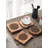 Cinta Wood Square Piece Trivet
