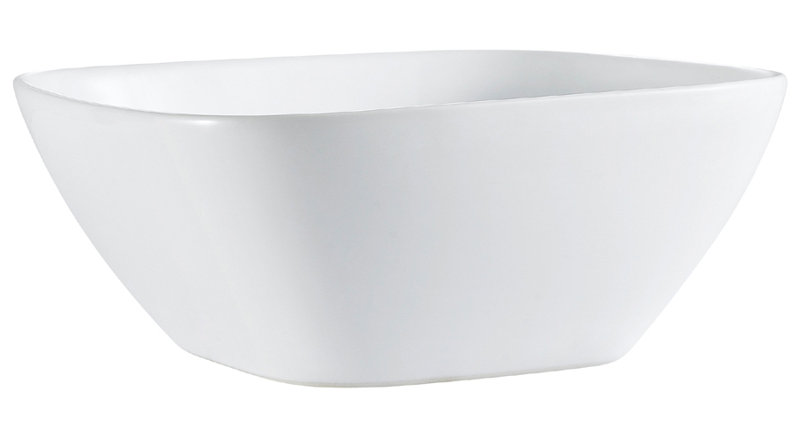 Bol carré en porcelaine 4 pintes 13 1/2 po CAC