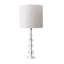 Lampe de table transparente 27 po Fike