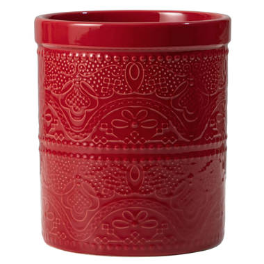 Utensil Holder - Large - Red – Enchanted Talavera