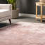 Solid Colour Shag Area Rug-1726082184