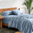 Queen Sheet Set - Luxury 1800-Soft Microfiber Bed Sheets - Double Brushed - Deep Pockets - Easy Fit - 4 Piece Set - Bedding Sheets & Pillowcases-120593939
