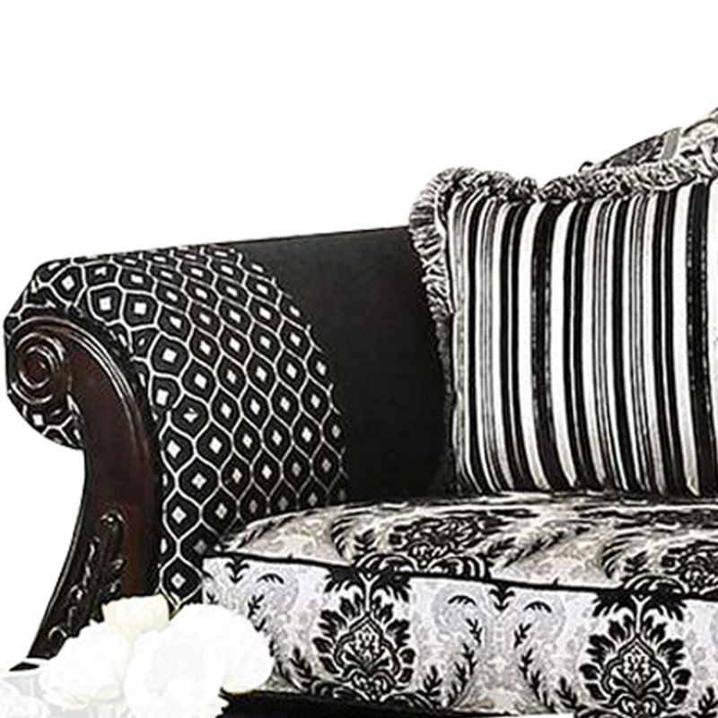 Eimie Upholstered 94'' Sofa, Gray Chenille