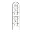 Paquet de 4 treillis de jardin en métal antirouille pour plantes grimpantes de style paon extérieur