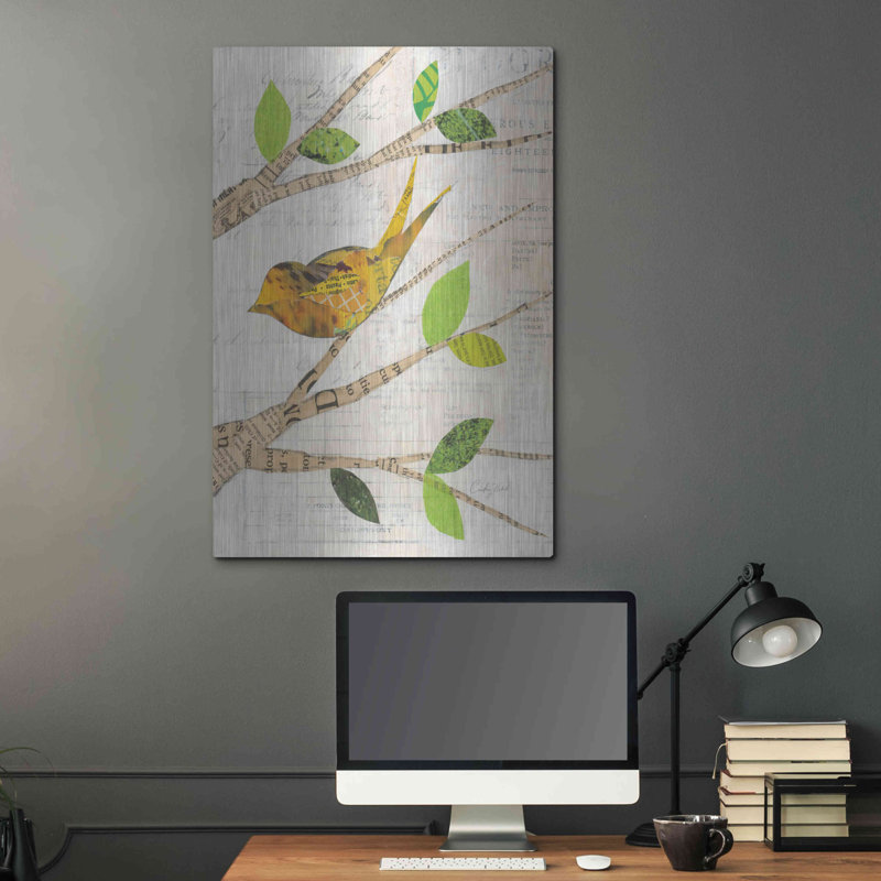 «Birds In Spring II» par Courtney Prahl, H 36 po x l 24 po
