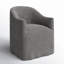 Chaise avec accoudoirs rembourrée Galinda-91342512