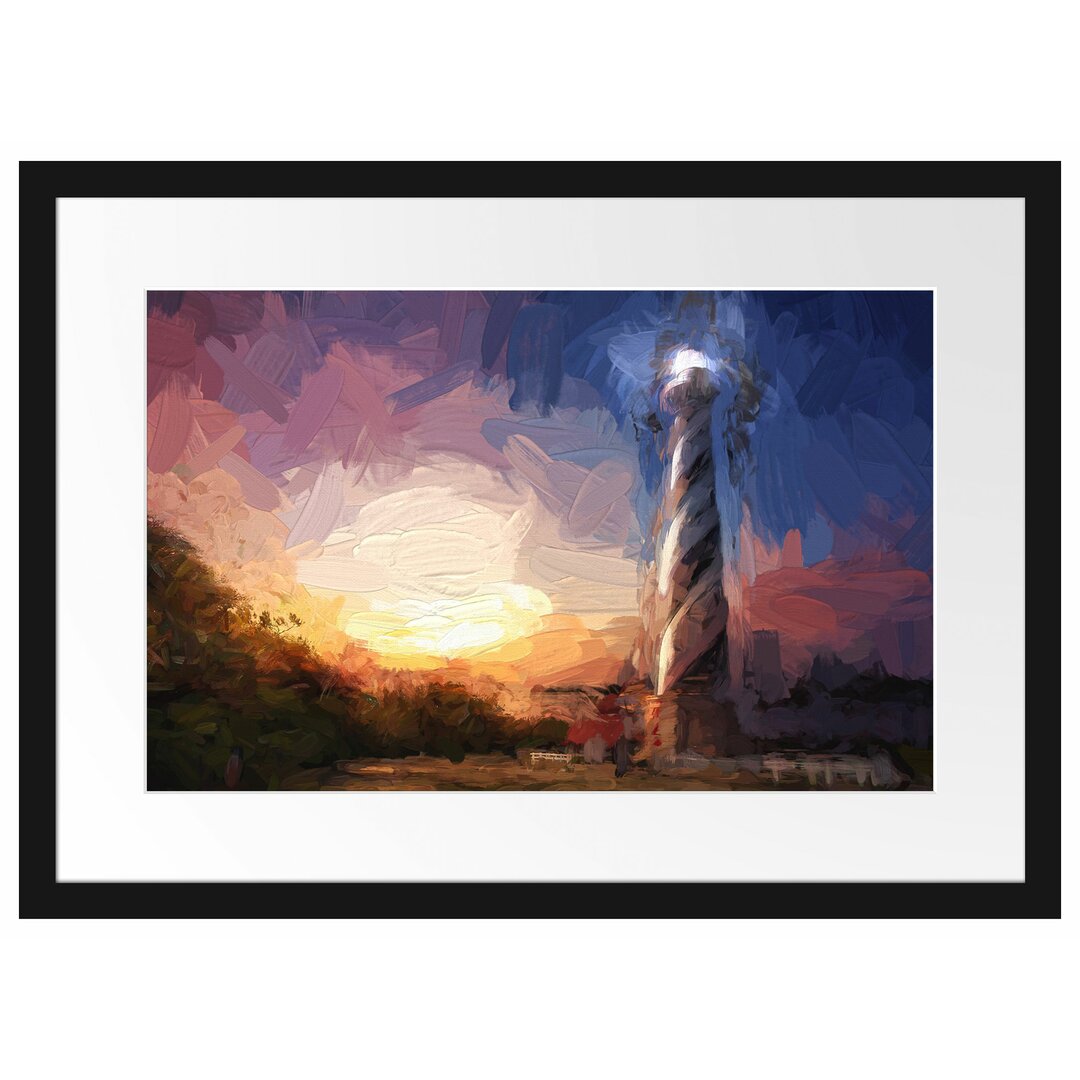 Gerahmtes Poster Cape hatteras Leuchtturm