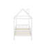 Lit simple en bois avec clôture-47677559