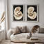 Art mural encadré sur toile, rétro muraux abstraits pour chambre à coucher-167670543-167670540