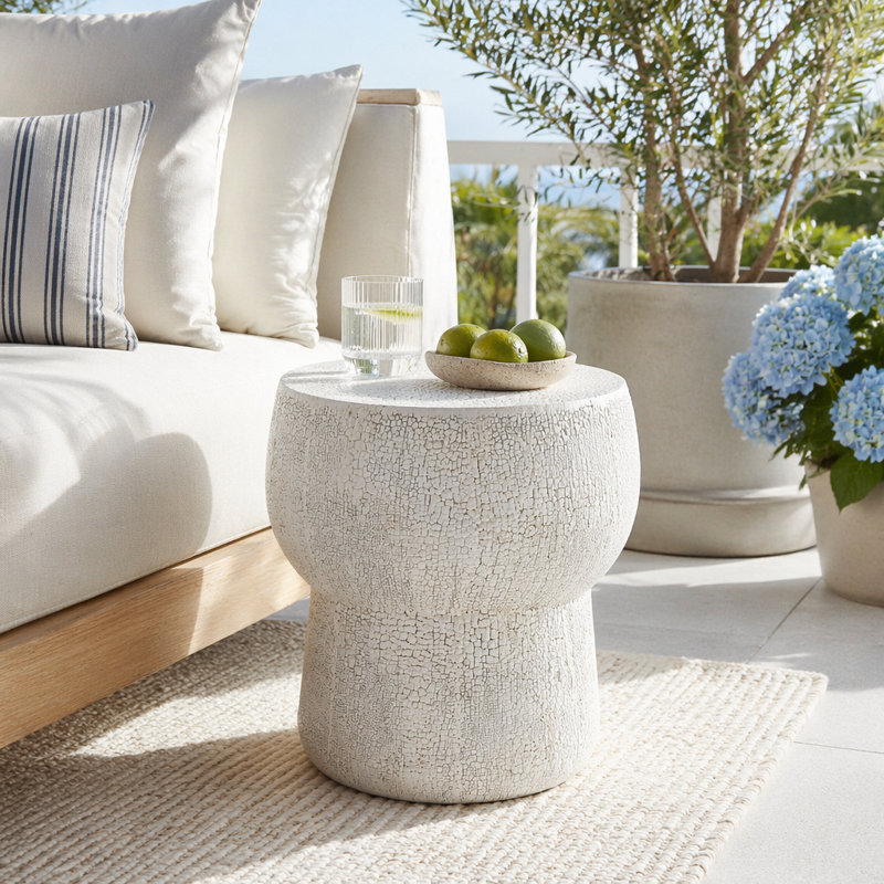 Table d'extérieur en béton pour l'extérieur