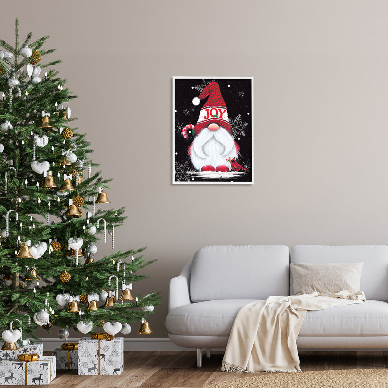 Red Holiday, H 30 po x l 24 po x P 1,5 po, Giclée encadrée blanc bord de mer