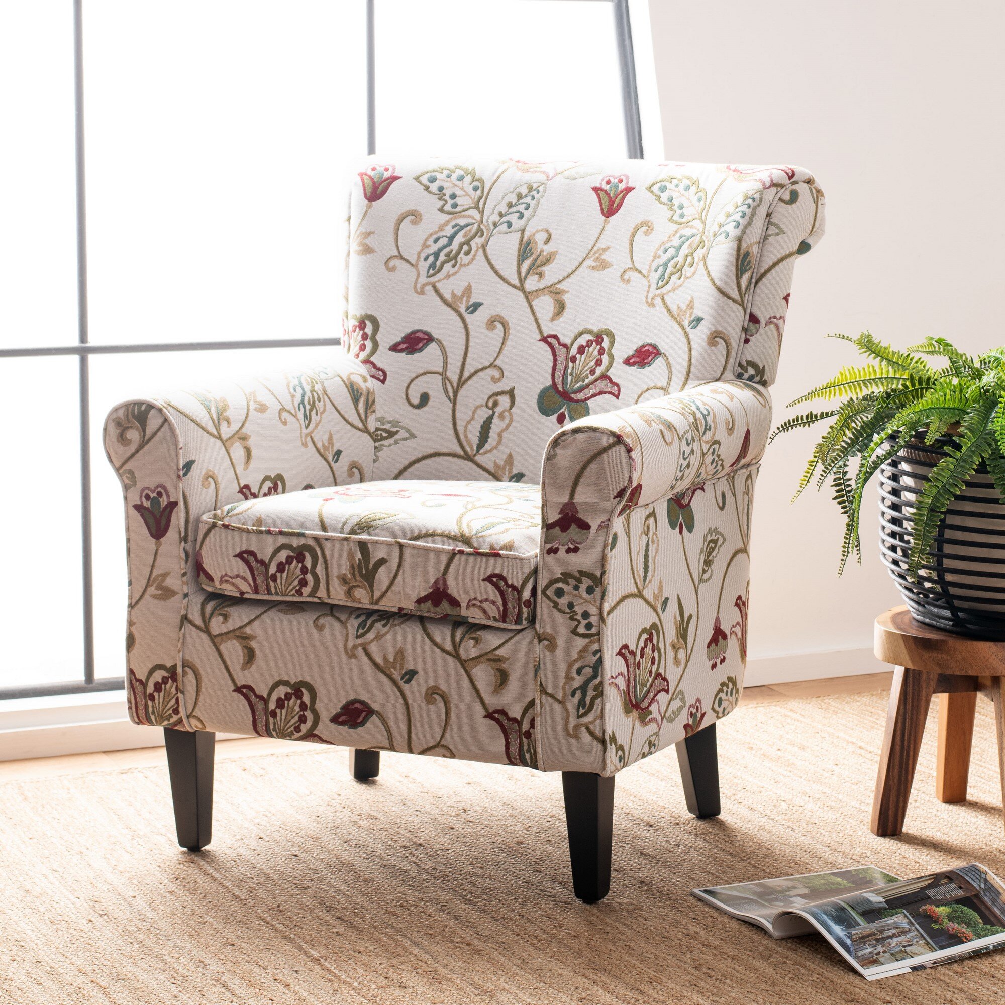 Alcott Hill® Montgomery Upholstered Armchair & Reviews | Wayfair