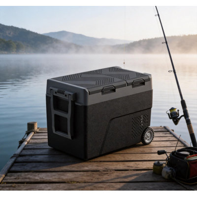 40QT Car Fridge Freezer – Dual Zone, -4°F to 68°F, Portable Electric Cooler for Camping & Tailgating