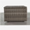 Fully assembled outdoor storage end table