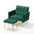Velours vert est en rupture de stock