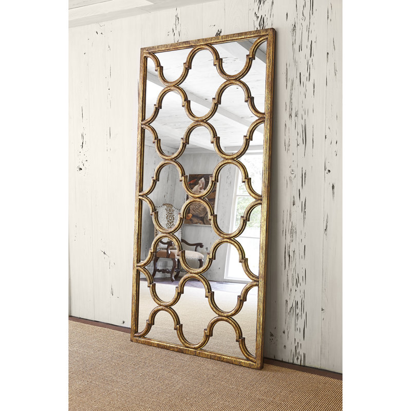Fret Flat Floor Mirror