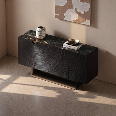 Italian minimalist marble sideboard